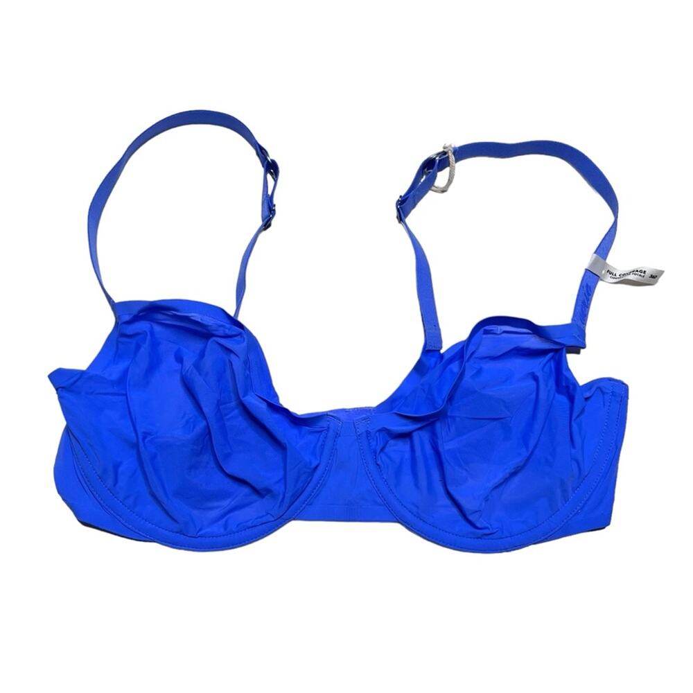 aerie SMOOTHEZ Unlined Bra Full Coverage Blue Heaven Size 36D